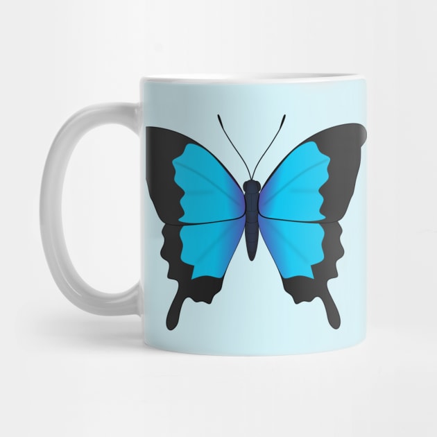 Ulysses butterfly by Nutmegfairy